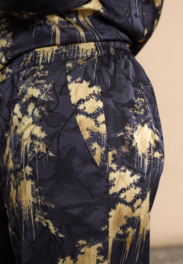 Love & Divine love1024-46 bukser gold print