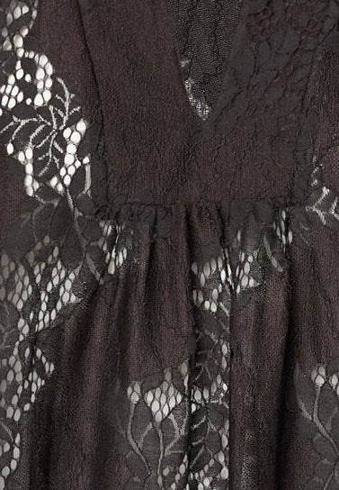 Love & Divine love1307 lace blouse black
