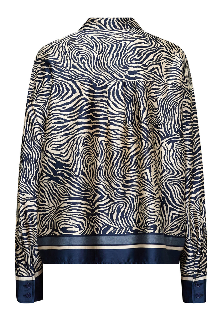 Love & Divine love1393-1 shirt navy zebra
