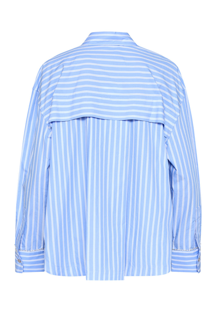 Love & Divine love1441 shirt blue stripes