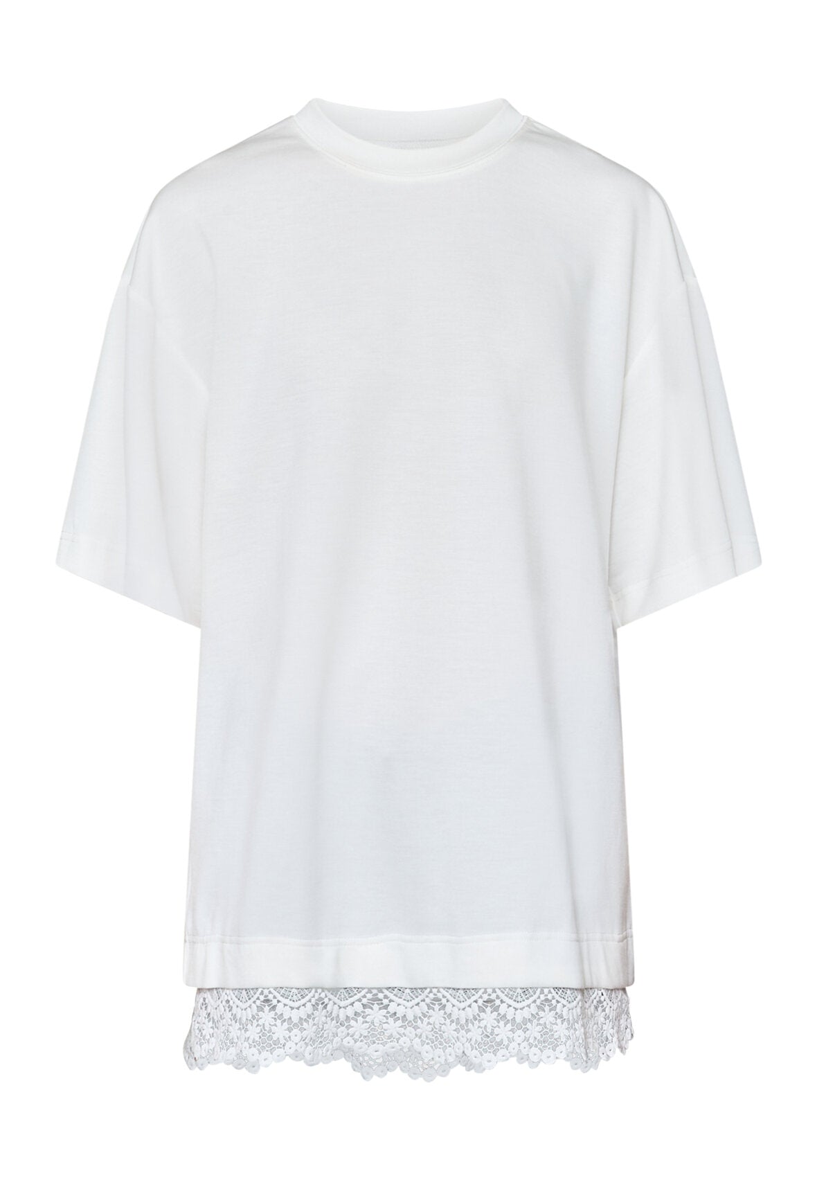 Love & Divine love1462 shirt white lace