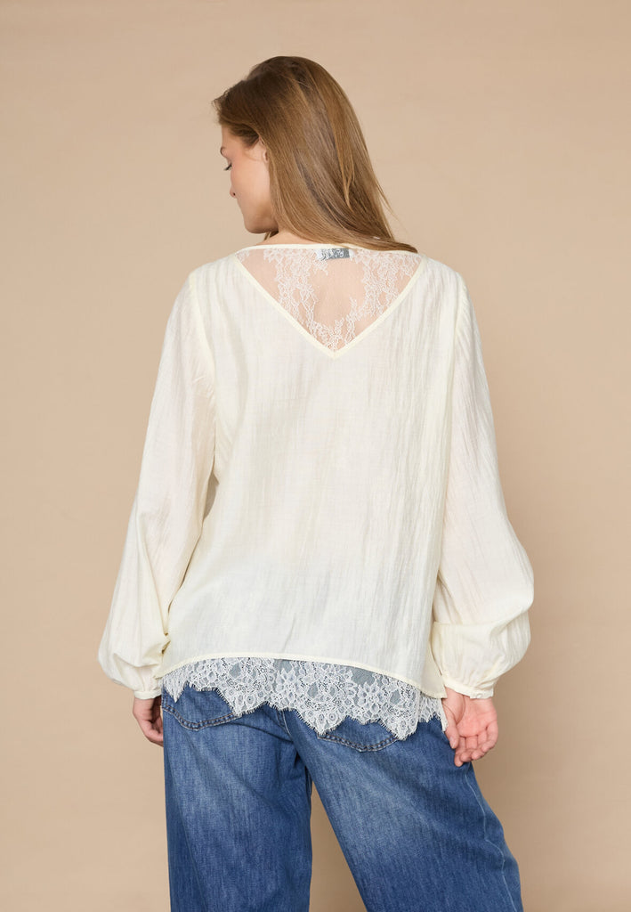 Love & Divine love1467 blouse lace porcelain
