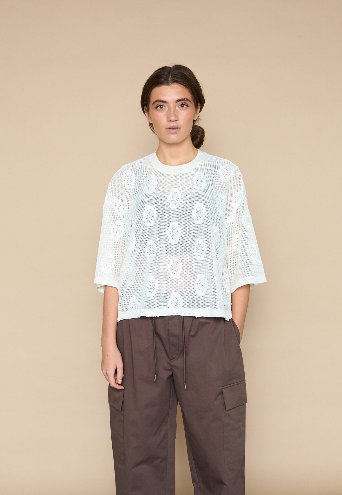 Love & Divine love1481 shirt blond cream