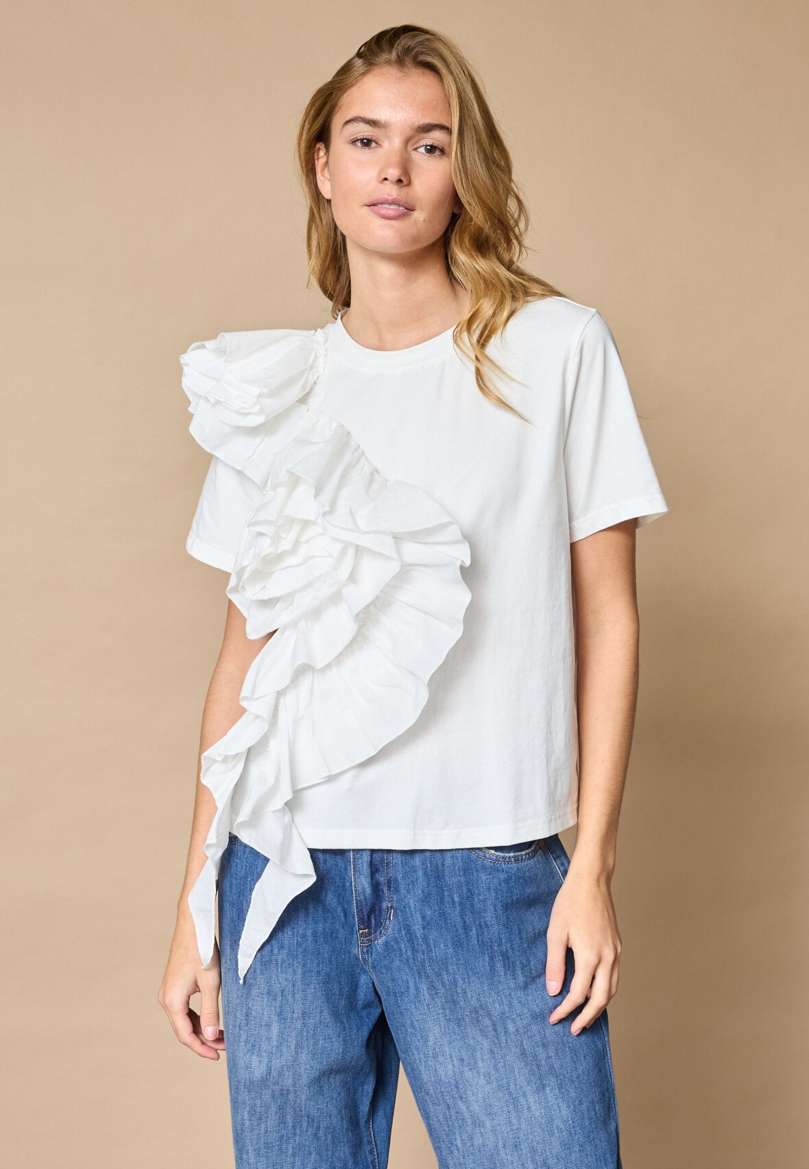Love & Divine love1496 T-shirt white