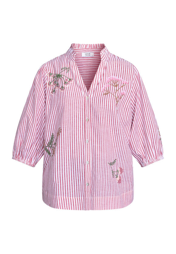 Love & Divine love1532-1 shirt stripe red