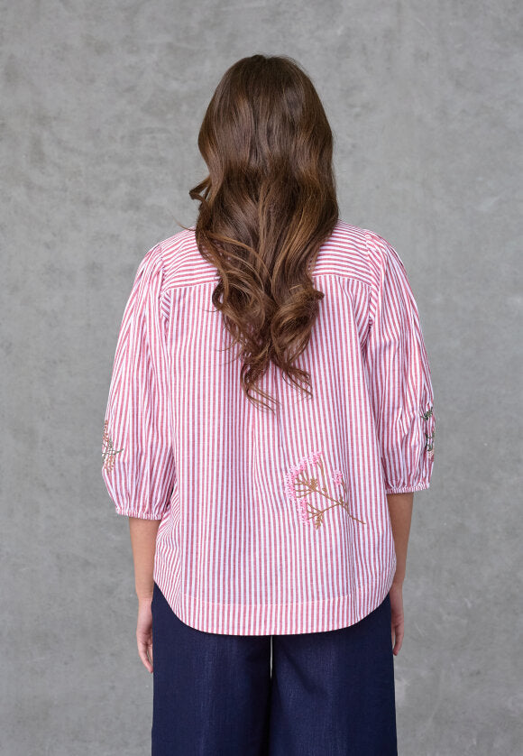 Love & Divine love1532-1 shirt stripe red