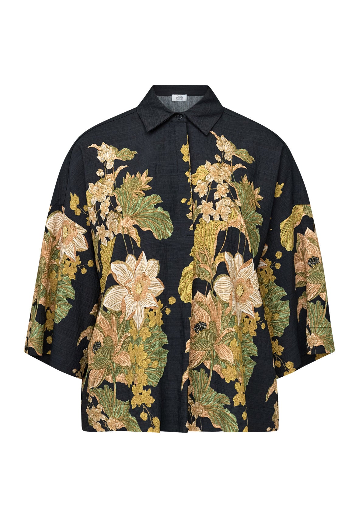 Love & Divine love1553 shirt paisley