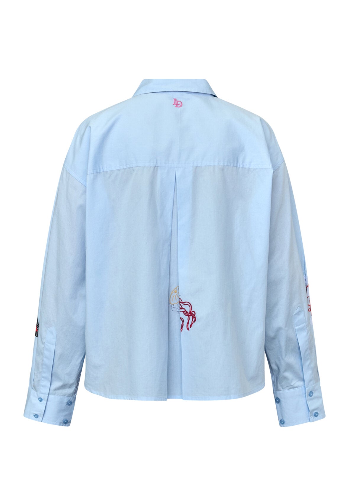 Love & Divine love1555-4 shirt solid blue