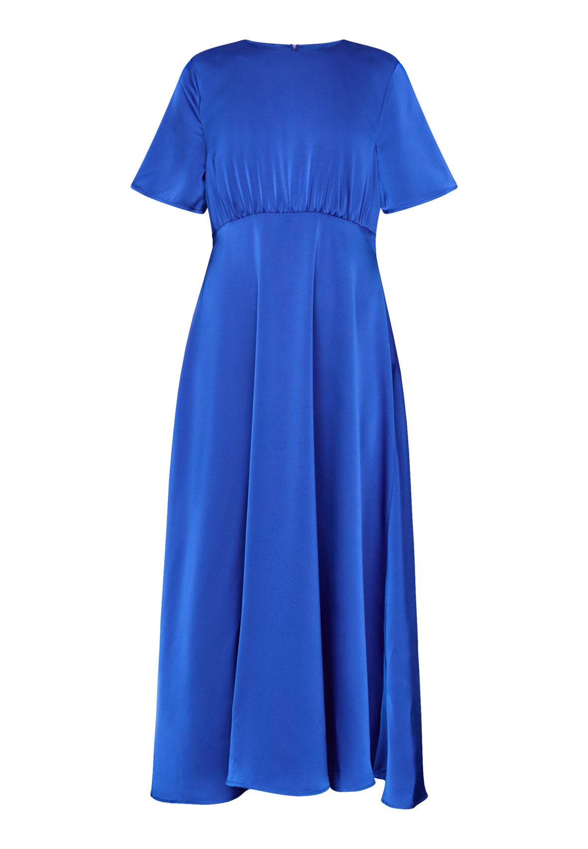 Love & Divine love1561 satin dress cobolt