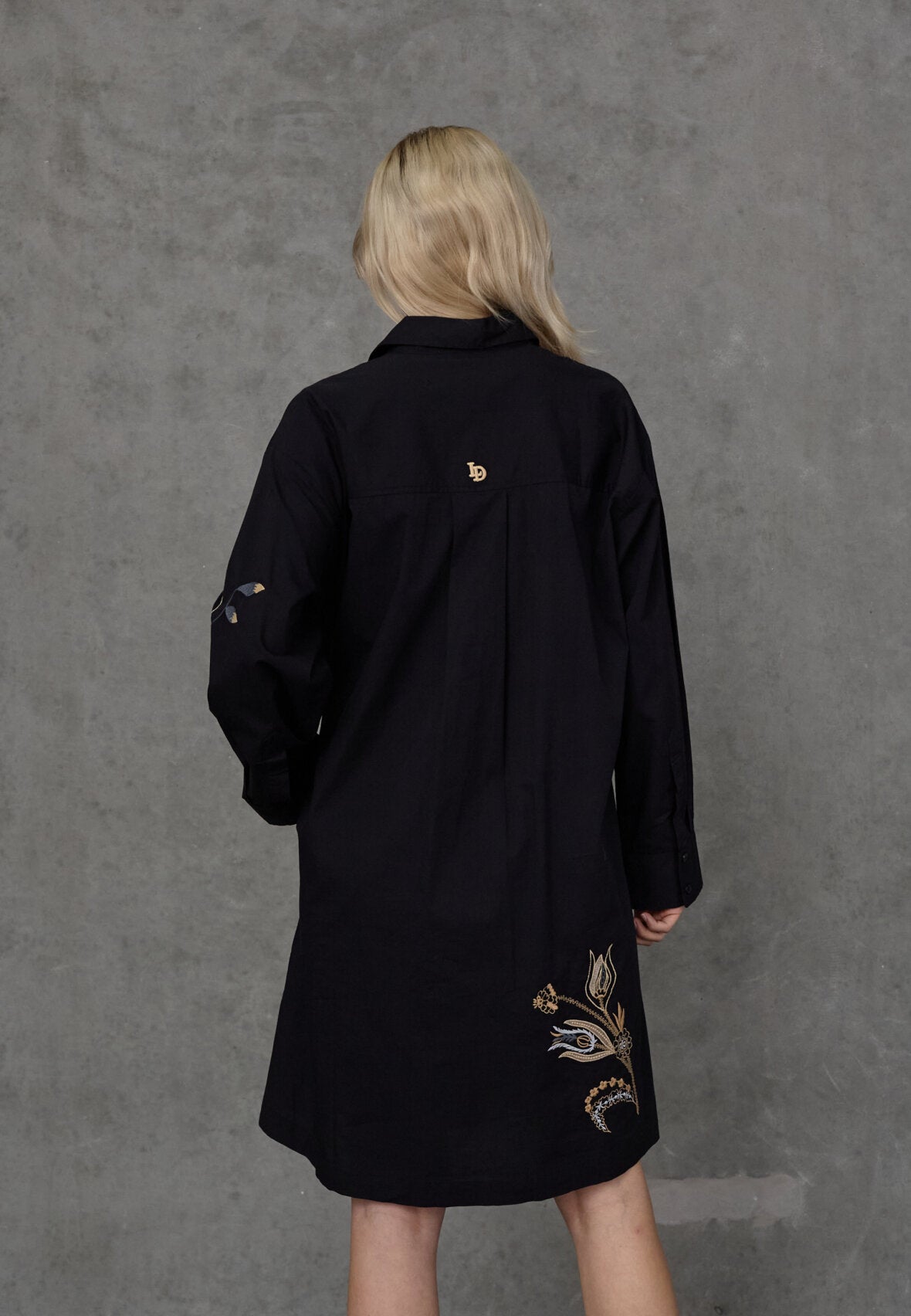 Love & Divine love1589-1 shirtdress black
