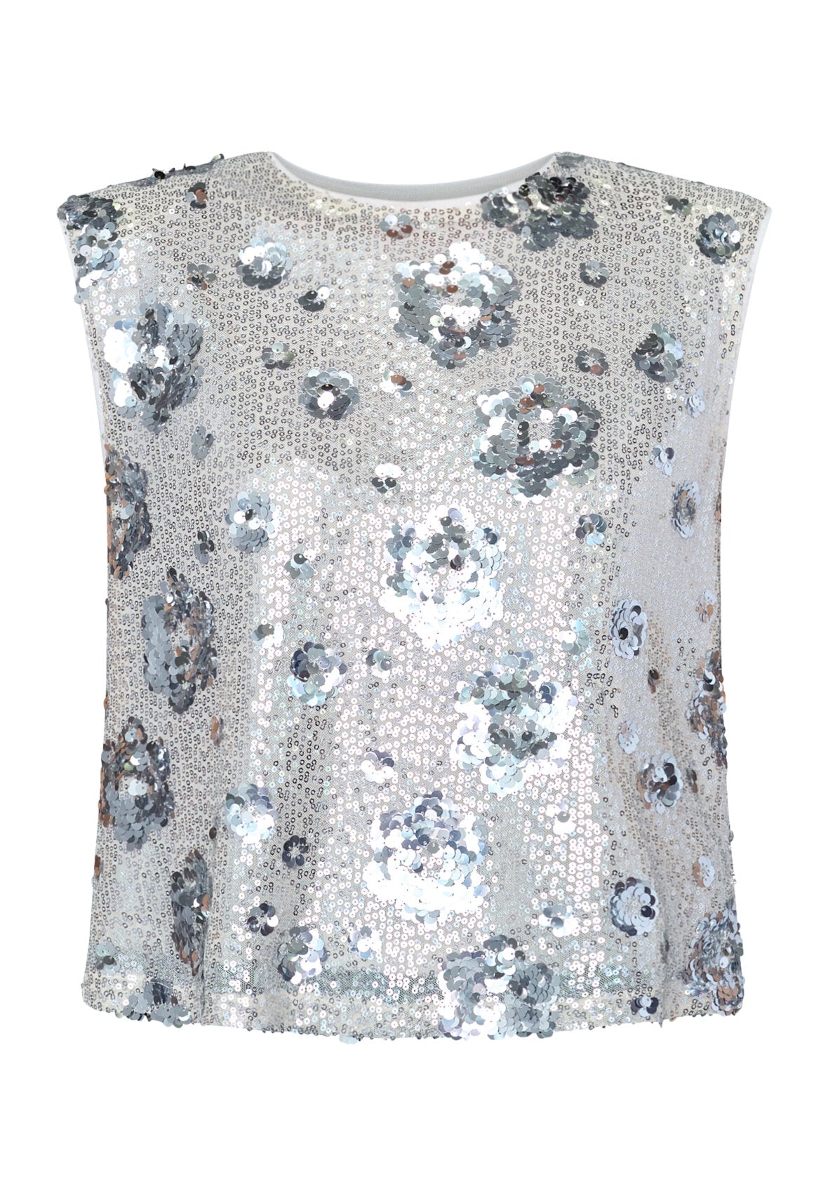 Love & Divine love1600 sequin top champagne