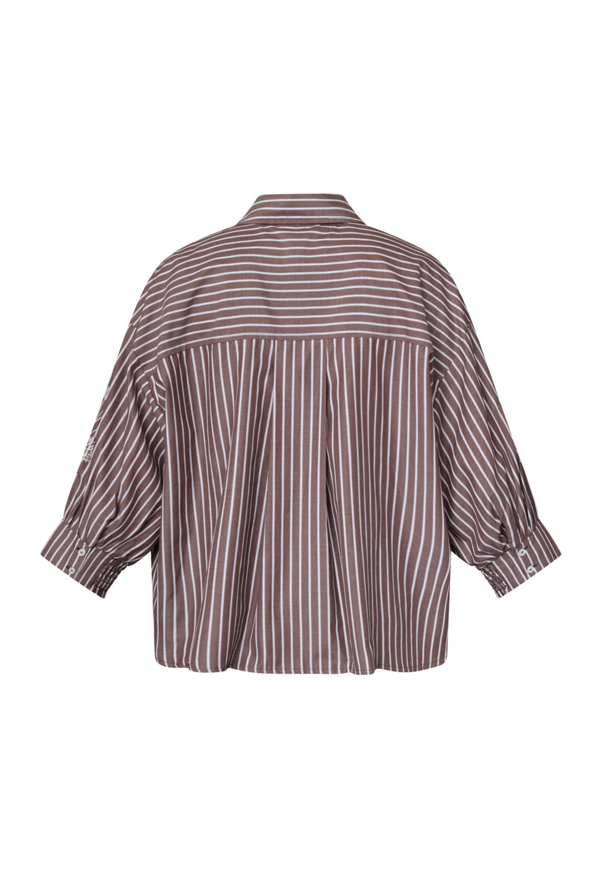 Love & Divine love1604-3 shirt stripe brown