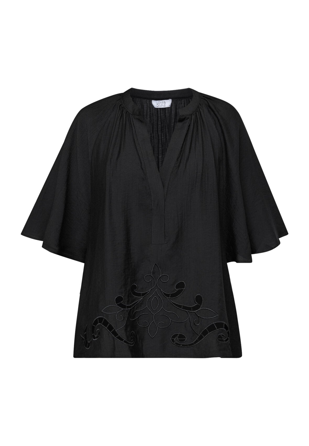 Love & Divine love1607 blouse black