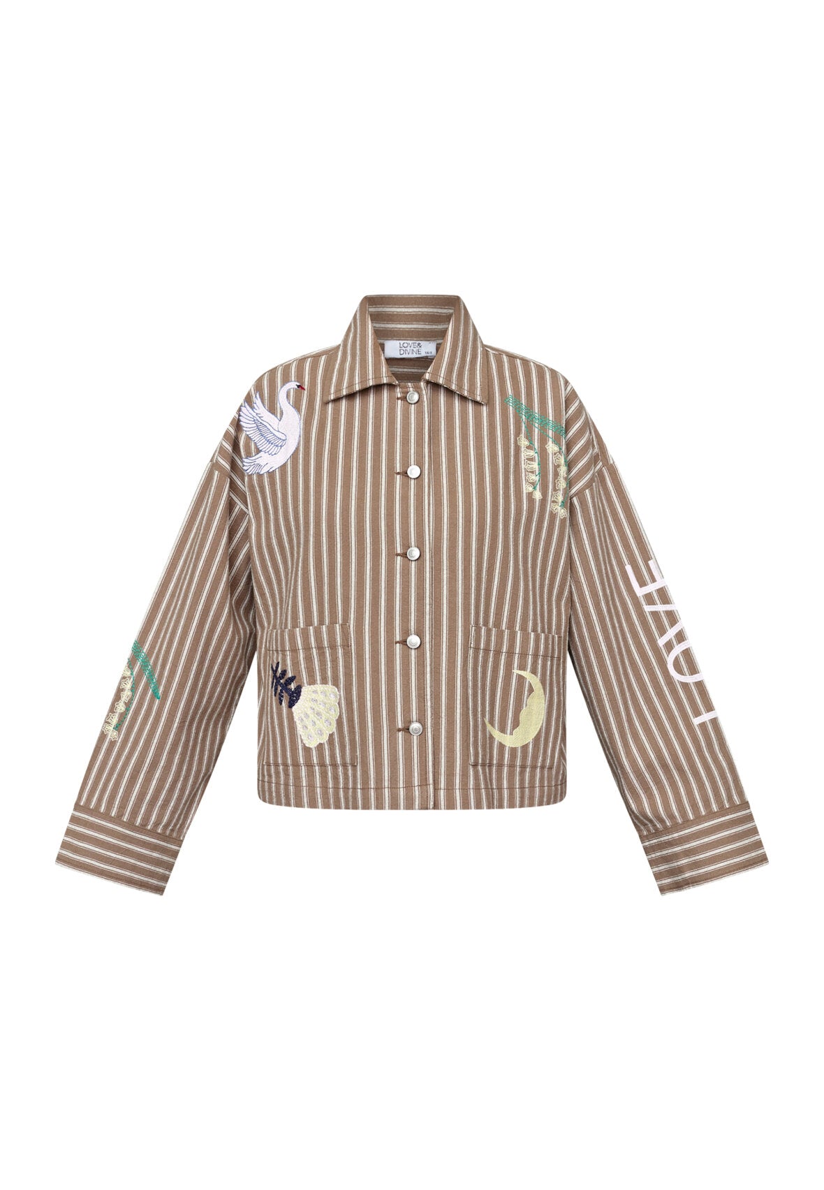 Love & Divine love1612 Canvas jacket hazelnut