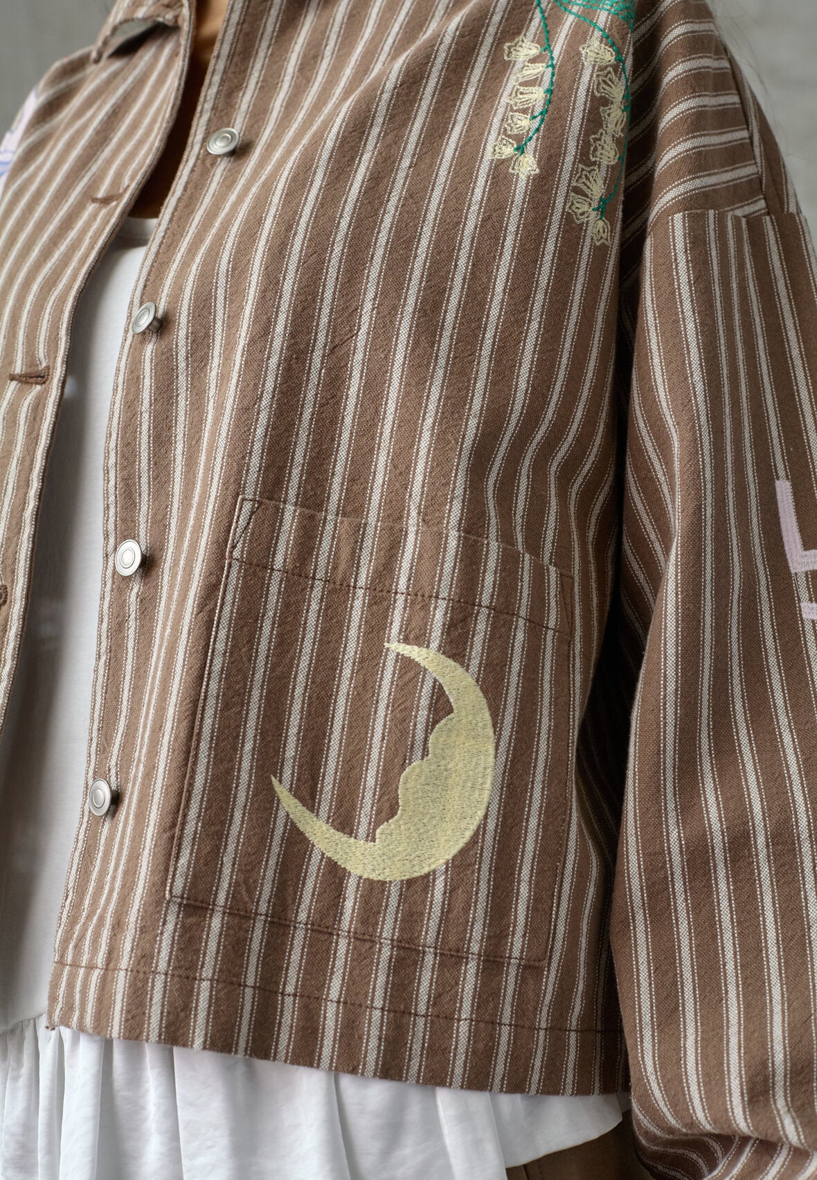 Love & Divine love1612 Canvas jacket hazelnut