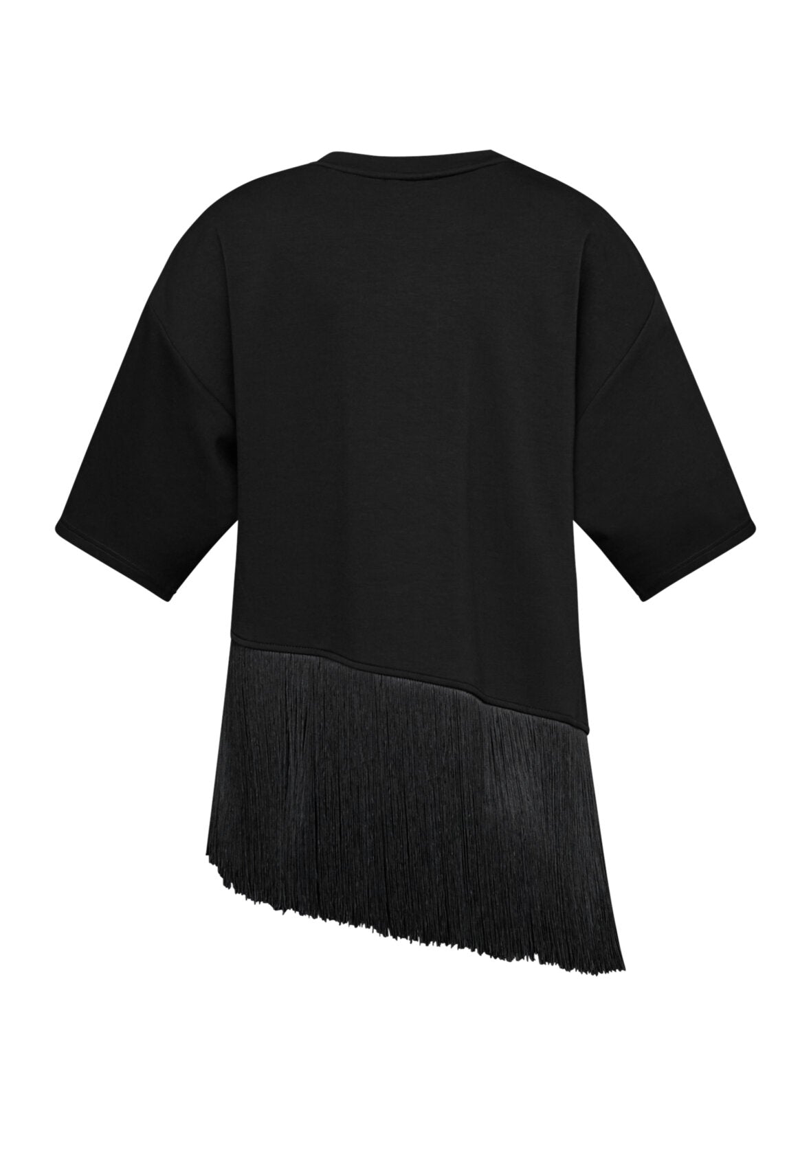 Love & Divine love1634 blouse SS fringes black