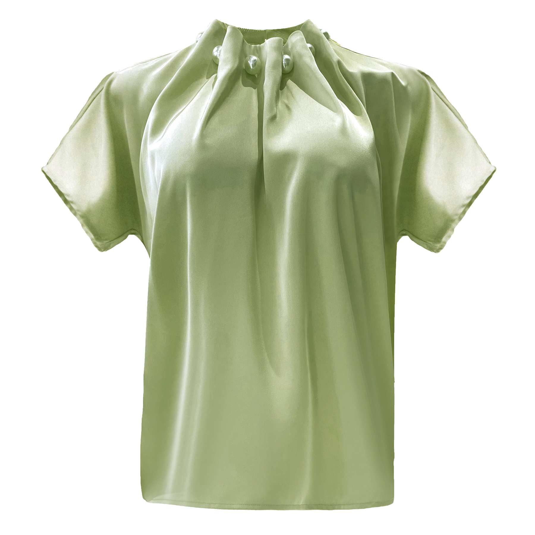 Liberte 22379 Pip SS pearl blouse mint