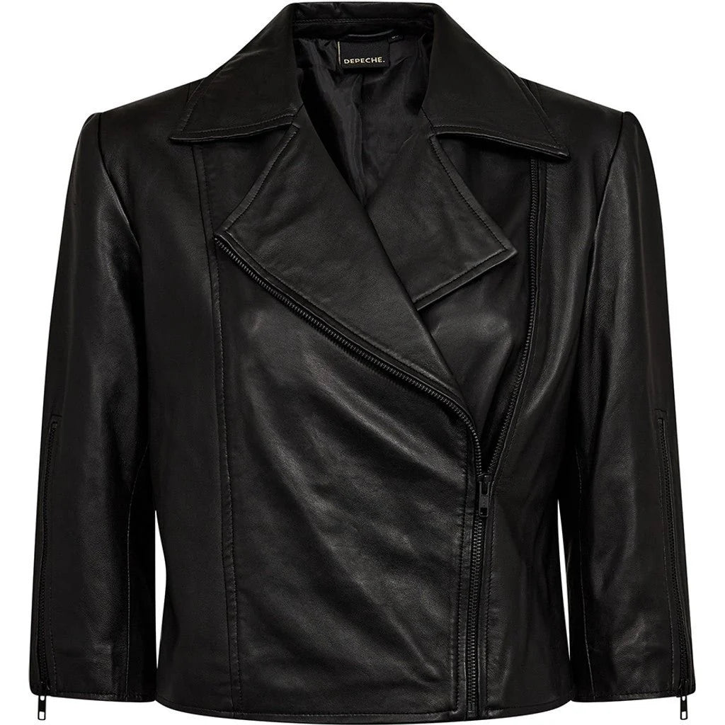 Depeche 51460 Margo leather jacket short black