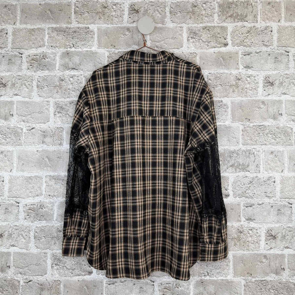 CABANA Living 4682982 Kelly check shirt black
