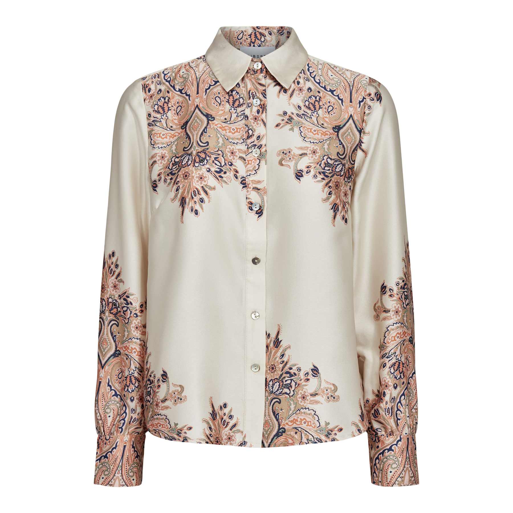 Liberte 22341 Wennise LS shirt paisley creme