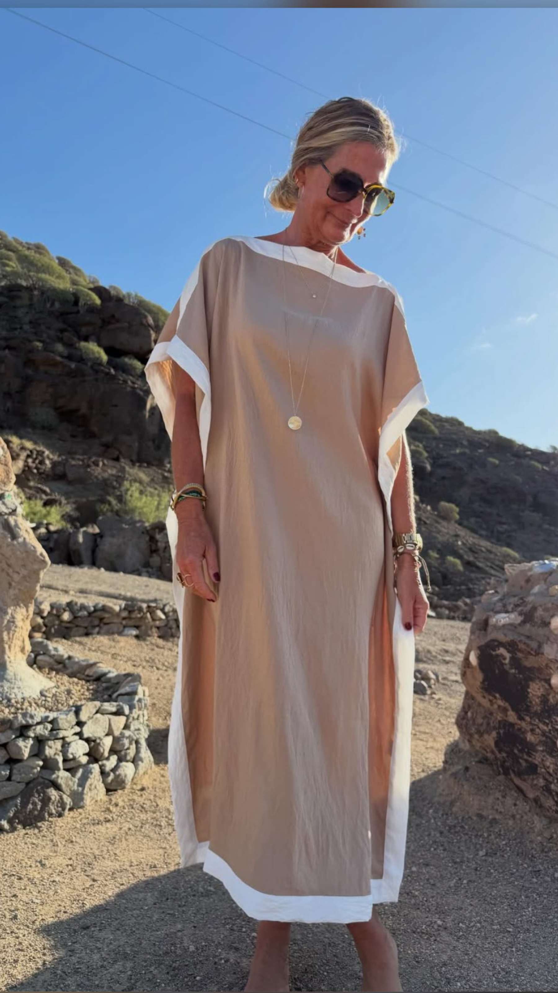 CABANA Living Diza 27992 long dress duna