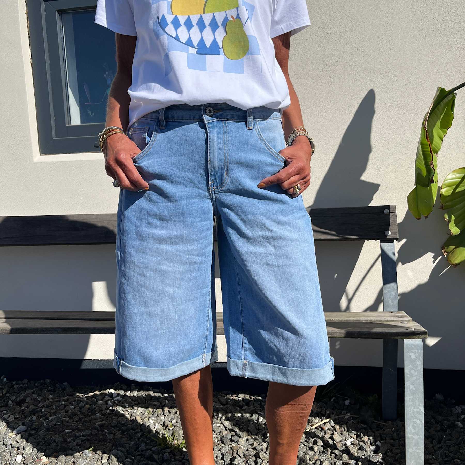 CABANA Living Amilja 1727 shorts denim blue