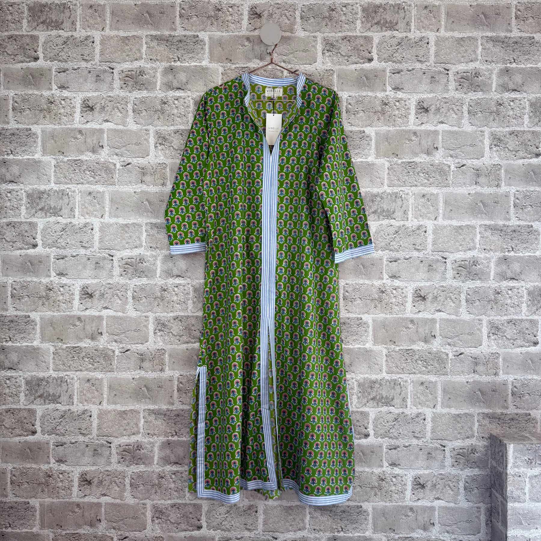 CABANA Living Veda kaftan dress green