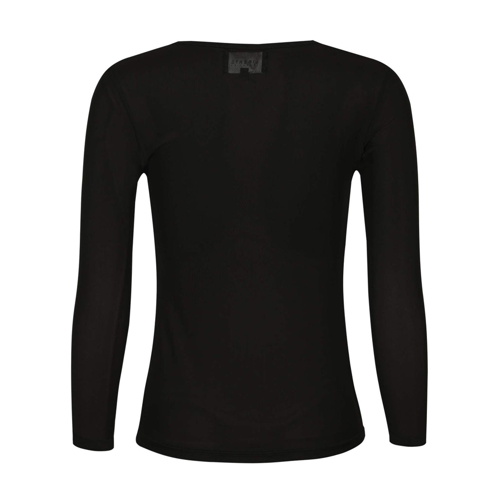 Liberte 22065 mesh LS T-shirt black