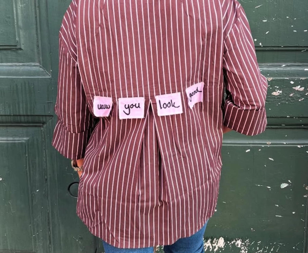 WAUW Luna shirt look good rose/brown