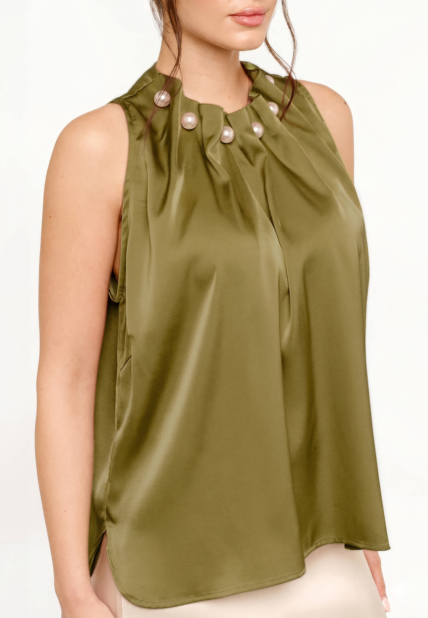 Liberte 22456 Pip pearl top avocado