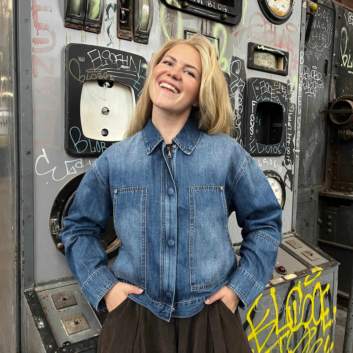 CABANA Living 3124 Julie shirt jacket denim
