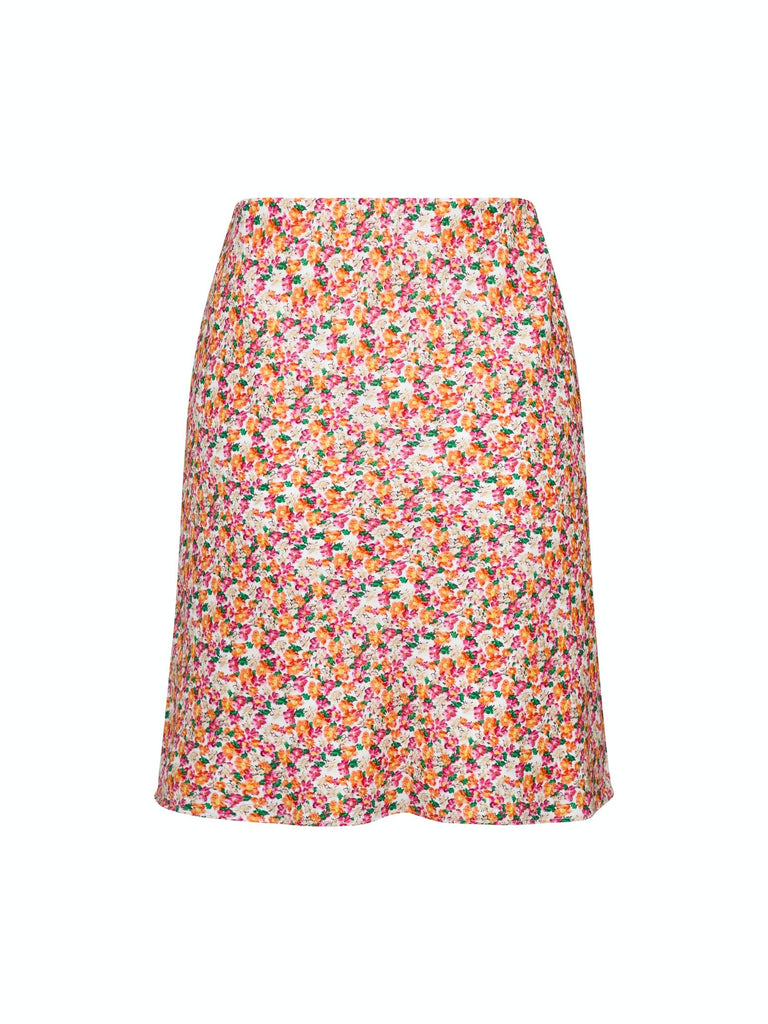 Neo Noir 158052 Lunna warm floral skirt pink