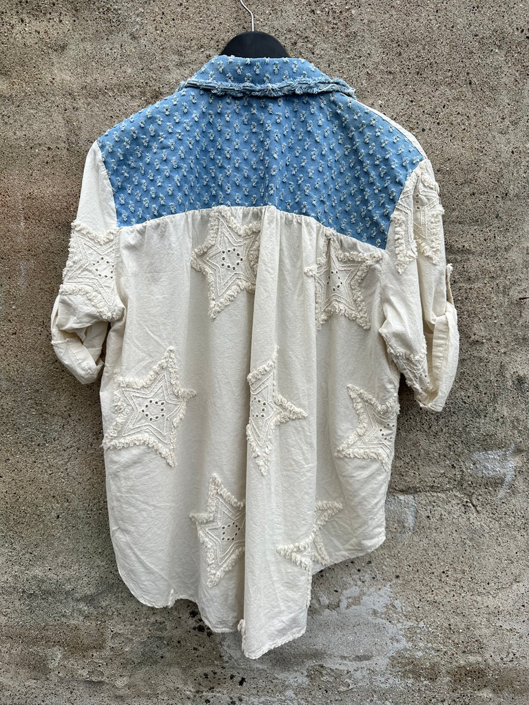 By Engbork Finka skjorte White/Blue