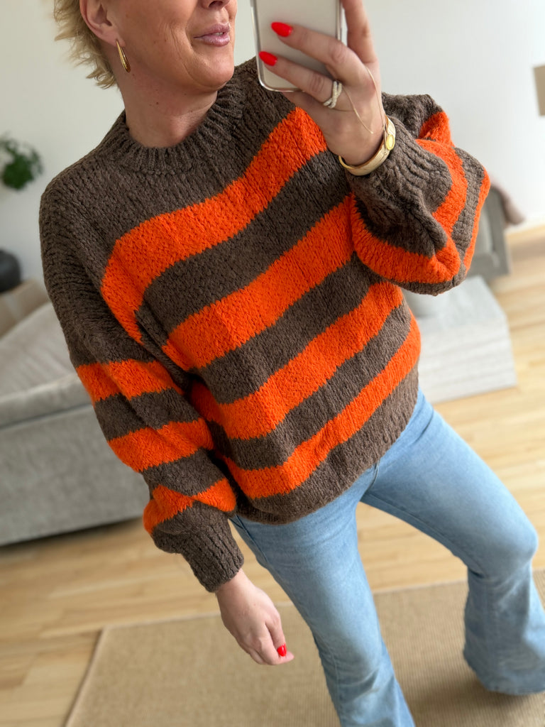 Boho Love B1314 strik stripe orange