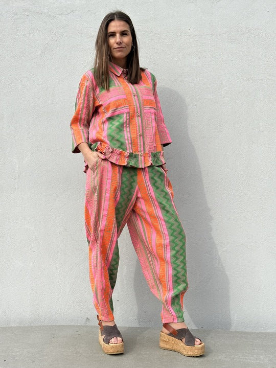 Gaspar 2510346 Vigo jacquard pink