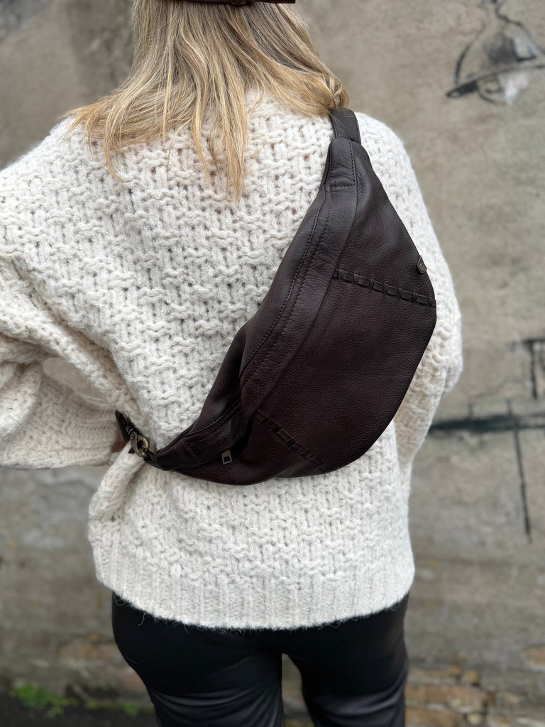 Depeche 16810 bum bag Cow Ricano chocolate