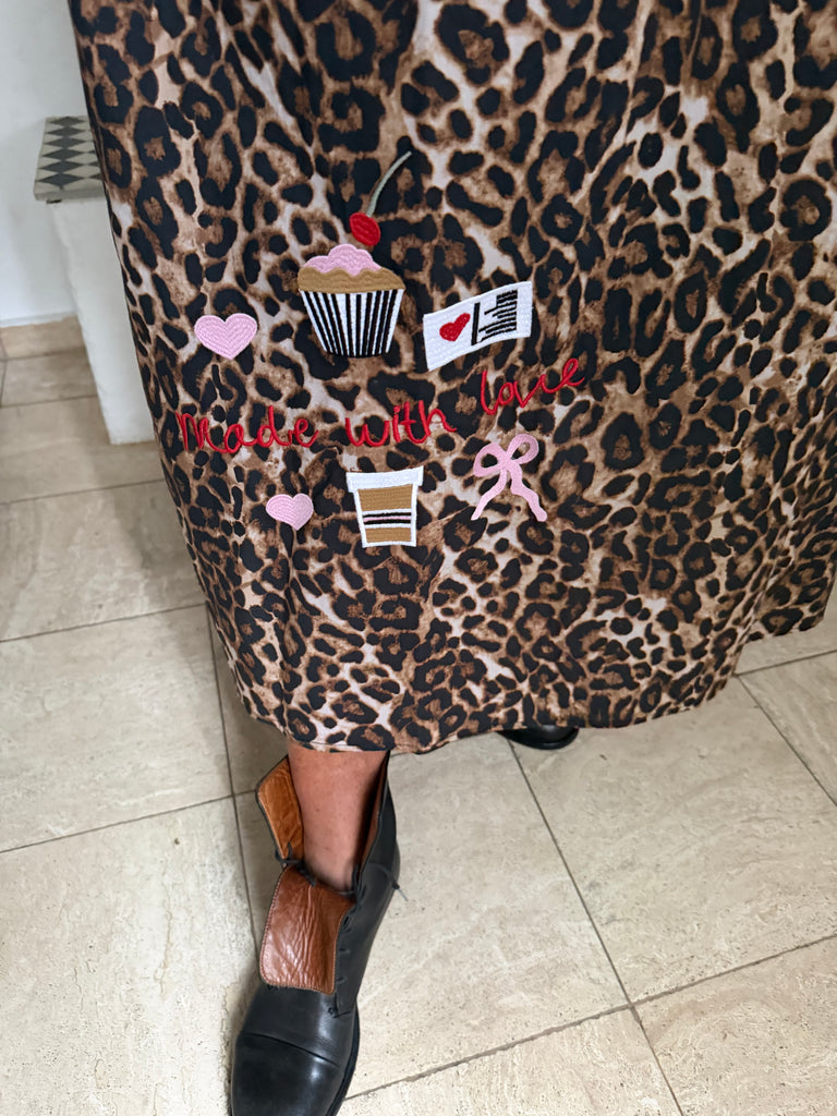 WAUW Heart dress leo