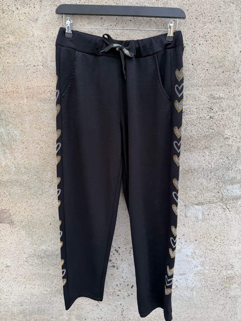 By Engbork heart pants black