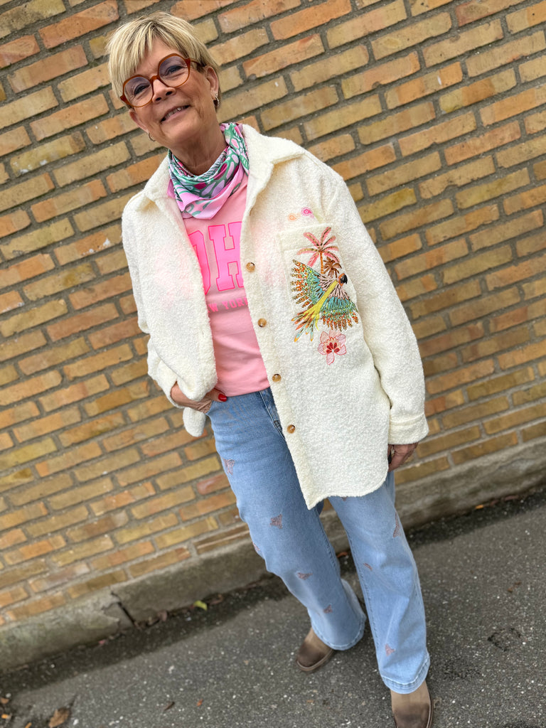 By Engbork palma skjorte mix offwhite