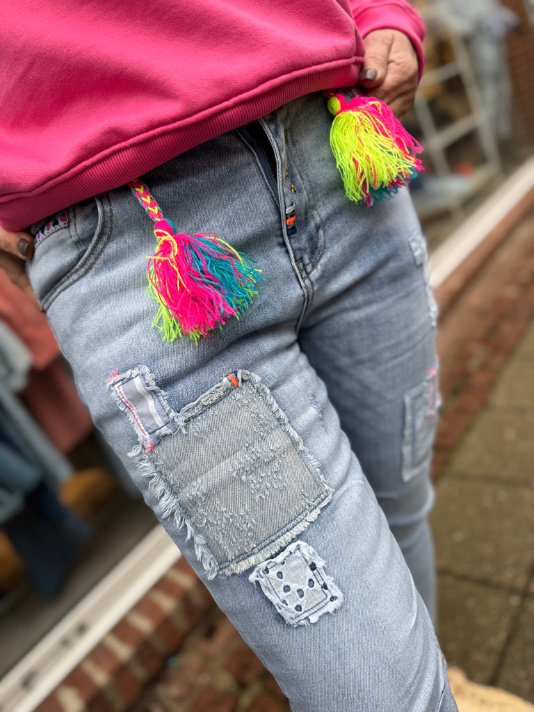 Boho Love B1213 jeans NEON light denim