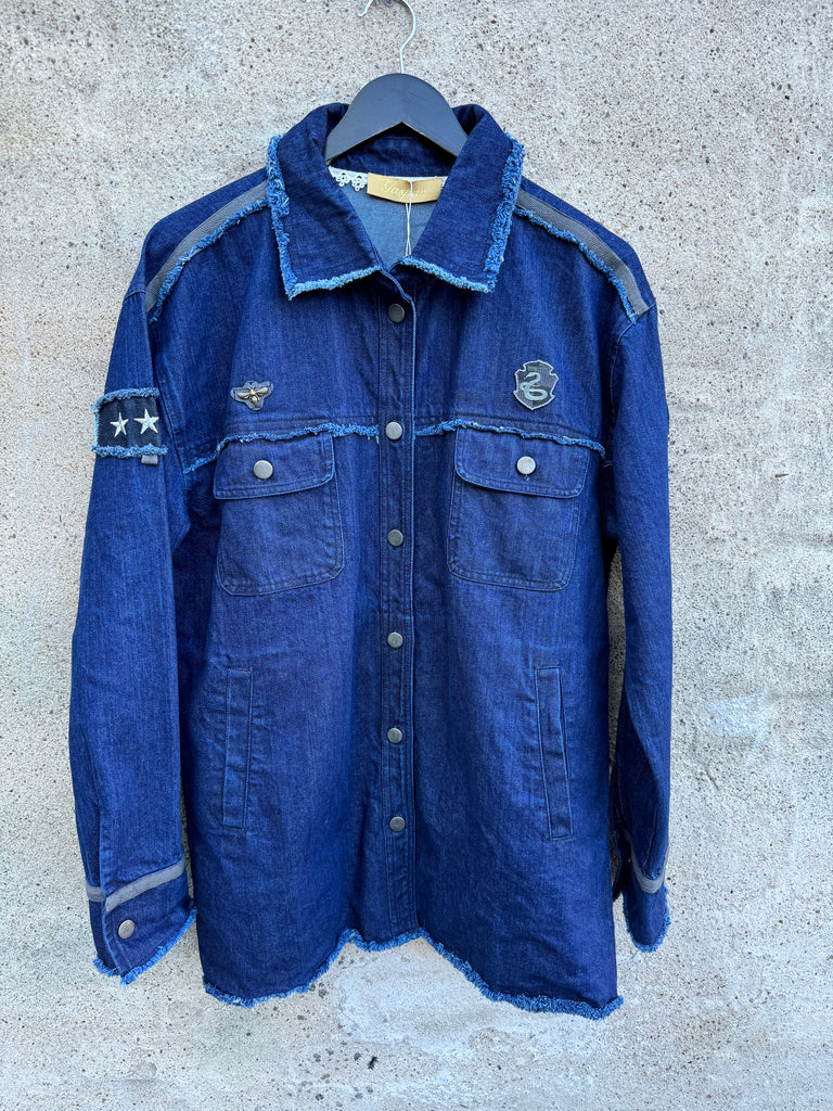 Gaspar 2407502 New York denim jacket blue