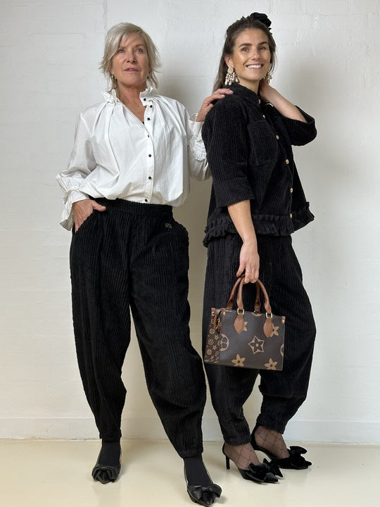 Gaspar 2510303 Vigo corduroy shirt black