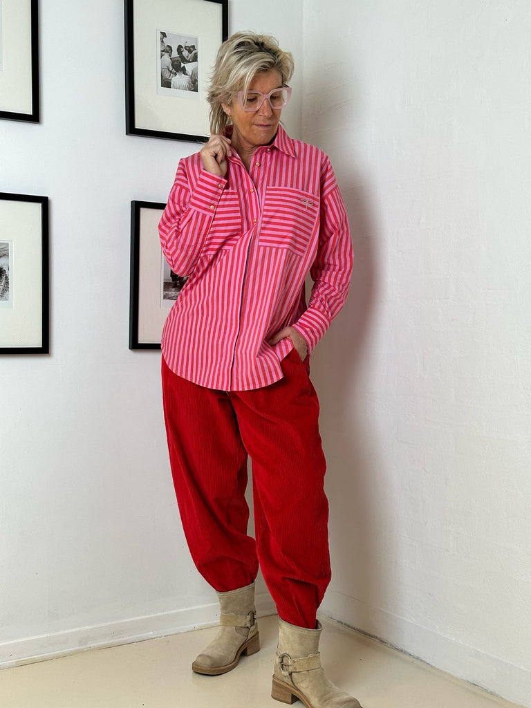 Gaspar 2510341 Copenhagen stripe pink