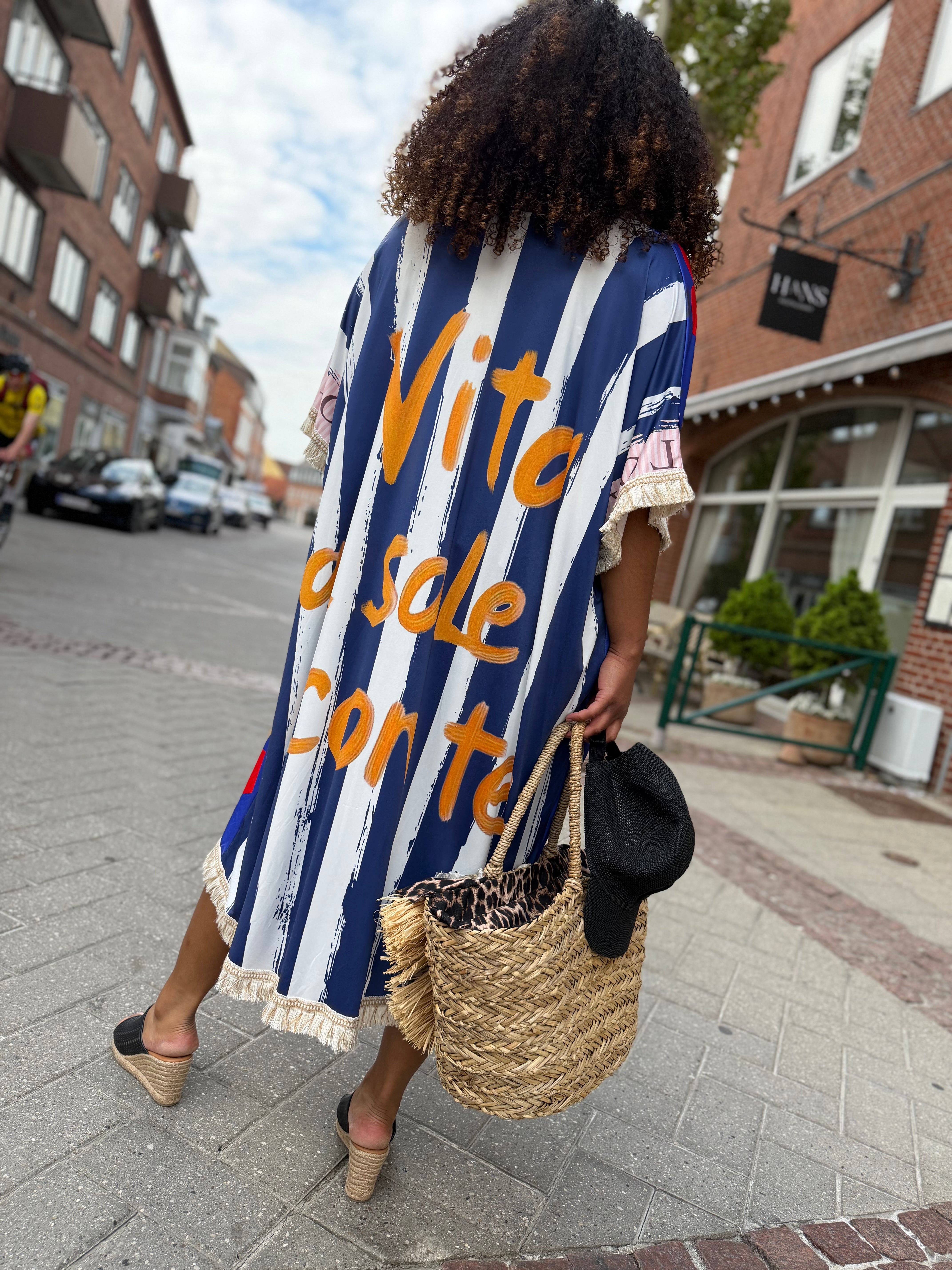 Love kimono mix stripe