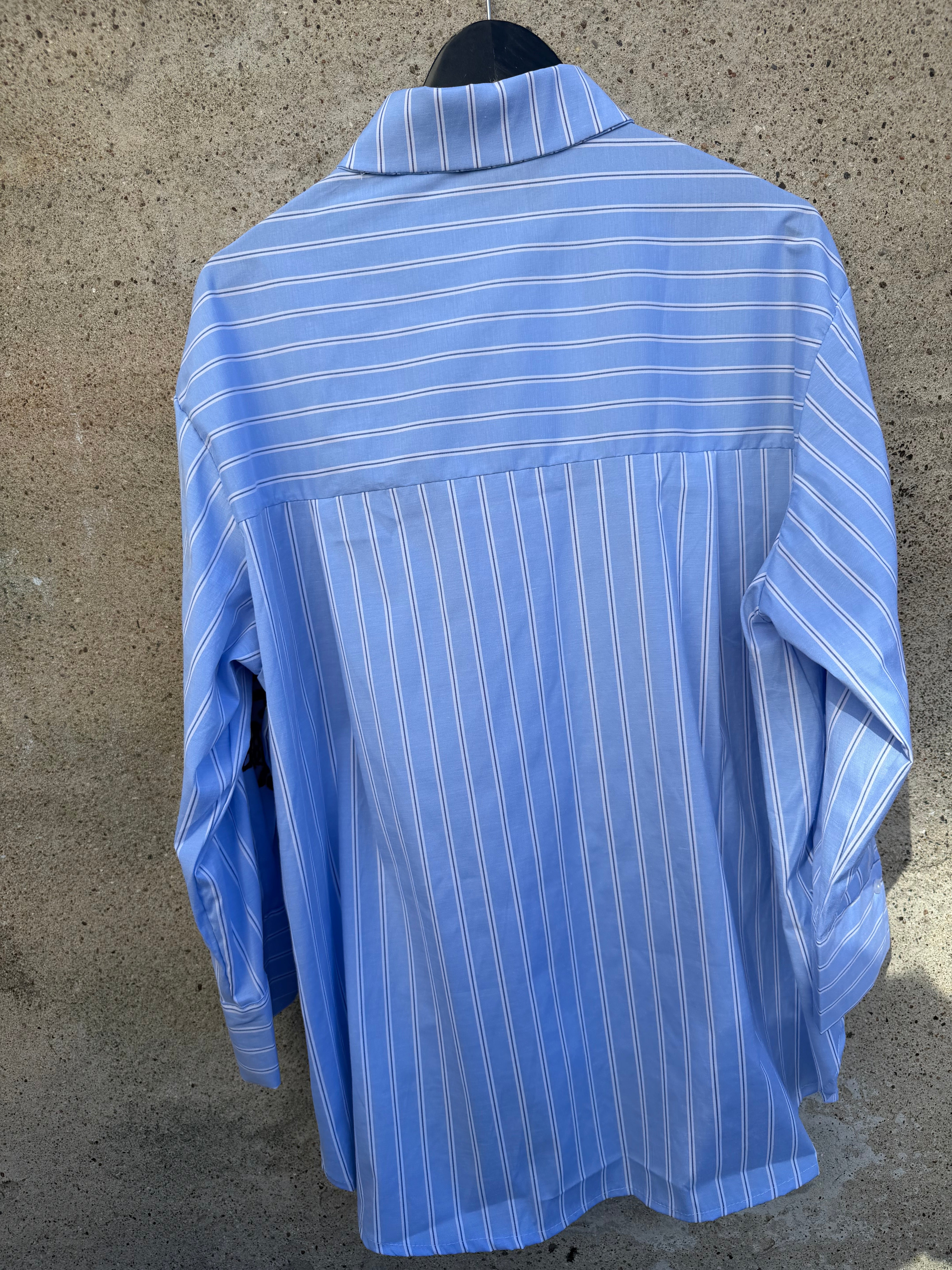 Boho Love B1424 stripe shirt blue