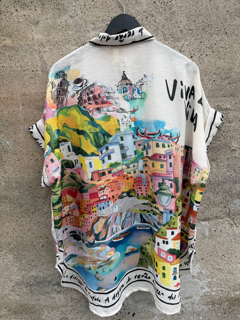 Magic shirt print cream