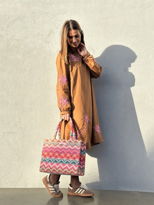 Gaspar 2510710 Berlin dress nougat