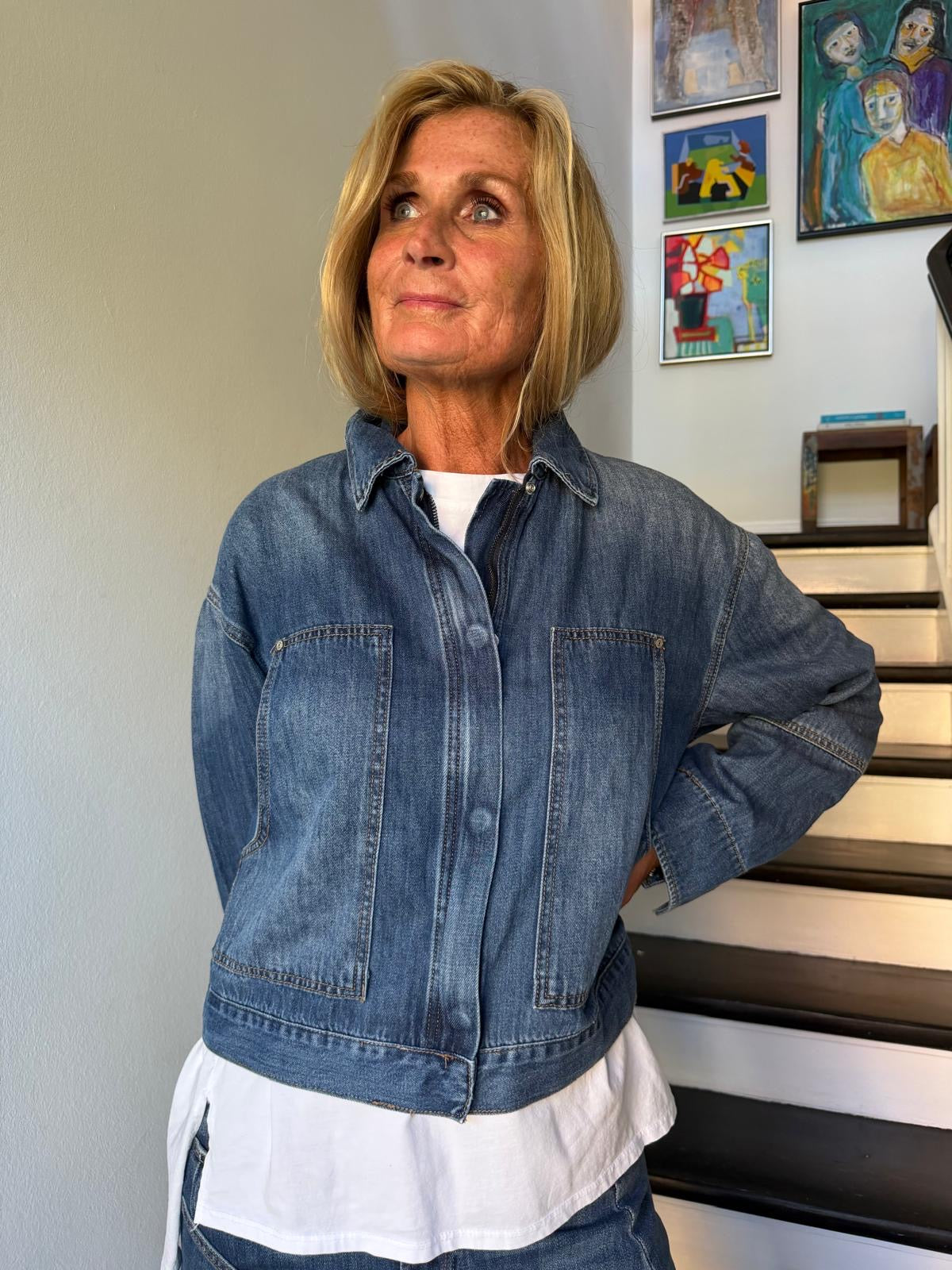 CABANA Living 3124 Julie shirt jacket denim