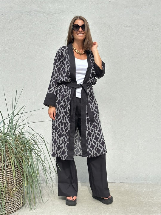 Gaspar 2601501 Yolo kimono black
