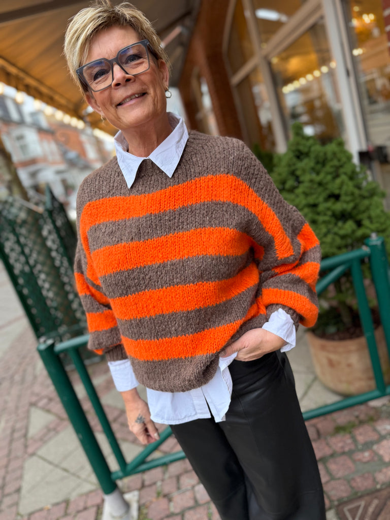 Boho Love B1314 strik stripe orange